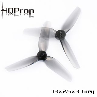 HQ Durable Prop T3X2.5X3 Grey (2CW+2CCW)-Poly Carbonate