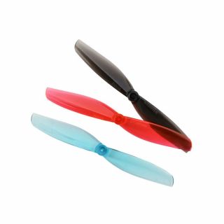 GEMFAN 65MMS PROP WITH 1.5MM HUB - Clear Black/Clear Blue/Clear Red